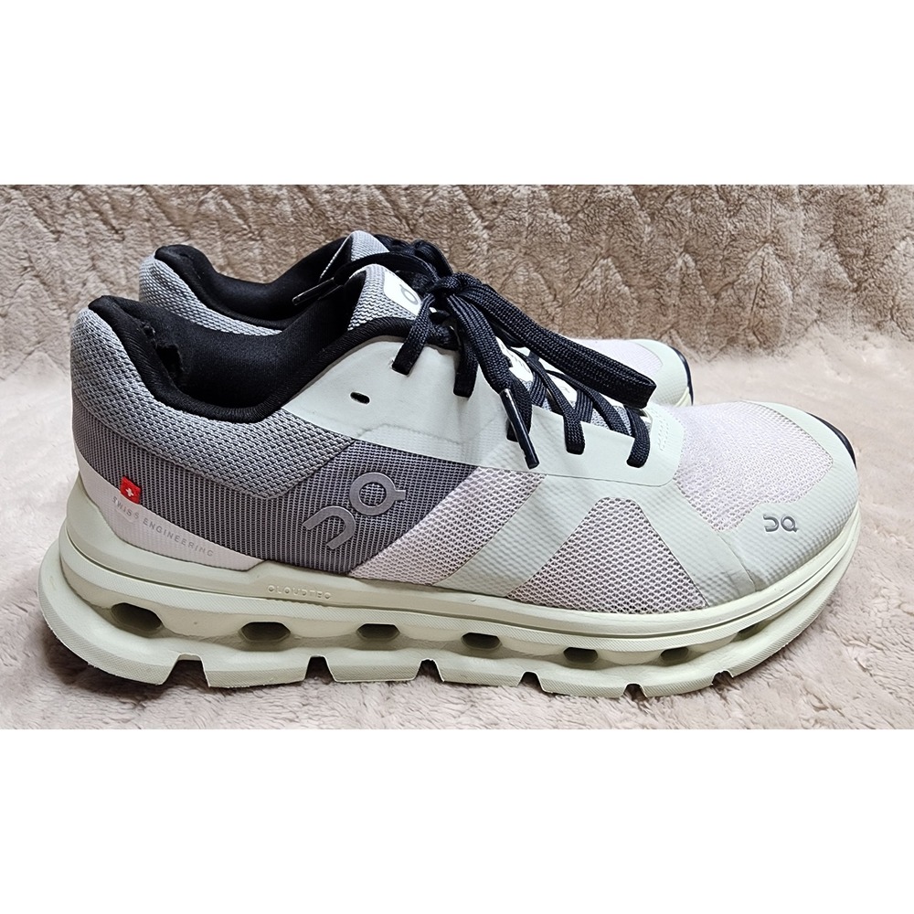 On Cloud Cloudrunner Sneakers Frost Aloe Grey Mint Running Shoes Womens 7